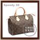 LV 路易威登 典花Speedy 30手提包