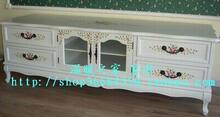 欧式家具 0242特价电视柜1.8米 视听柜 CD柜 美式乡村手绘家具