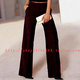 OL阔腿裤 美腿 修身 飘逸