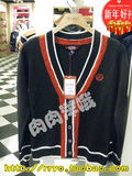 代购<span class=H>ELAND</span>依恋专柜正品 学院风 V领CK04T02N毛衣开衫EECK04T02N