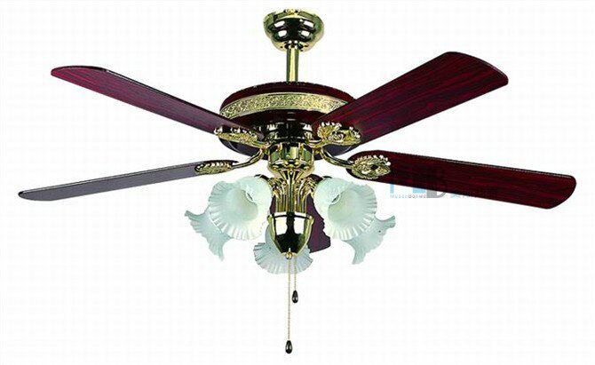 吊扇,52寸四灯仿古吊扇灯/带灯风扇/全国包邮/