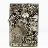热销原装正品<span class=H>Zippo</span>-顶级纯手工DIY藏银变形金刚-打火机（包邮）
