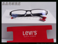 晶晶亮眼镜 李维斯LEVIS 近视半框眼镜架眼镜框 黑色多色可选