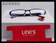 晶晶亮眼镜 李维斯/LEVI'S 近视半框眼镜架眼镜框 黑色(多色可选)