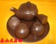 泰山木鱼石茶具 天然木鱼石茶具套装-保健佳品