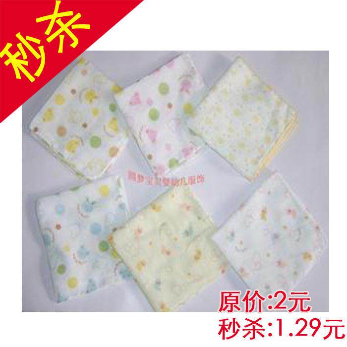 冲金冠特价～销售十万的日本西松屋双层纱布手帕 洗澡巾[A60101]