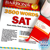 Barron 3500 words for SAT 巴朗SAT3500词 含单词卡片和高频词表

优惠3%返利:0.0082
