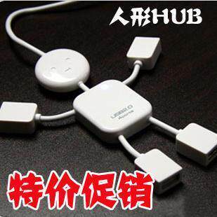 H50★人形HUB 四位usb hub、usb集线器、usb 分线器 人型HUB 批发