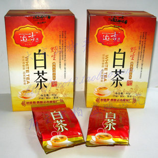  正宗四川大凉山西昌特产雷波金沙江畔运吉野生白茶一级50克纸盒装
