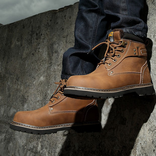  特价 秋冬加棉保暖男靴子 欧美军靴马丁靴户外靴 时尚潮流工装靴