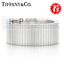 Tiffany 925 anillos de plata joyería de cajas de regalo a rayas