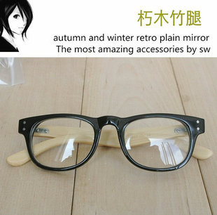 日本潮人非主流眼睛框眼镜架，木质baby个性欧美余文乐同款眼镜框