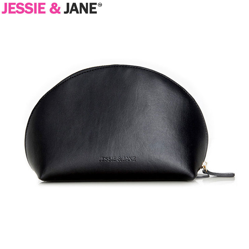 杰西简jessiejane 正品简约全牛皮真皮女<span class=H>包</span> <span class=H>化妆</span><span class=H>包</span> 手拿<span class=H>包</span> 大款