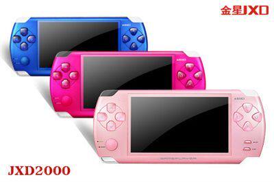经典PSP造型 金星JXD2000 8GB全能游戏王+500万摄像+电视输出MP5