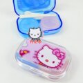 丹尼尔のhello kitty 新品迷你卡通隐形眼镜盒非专柜