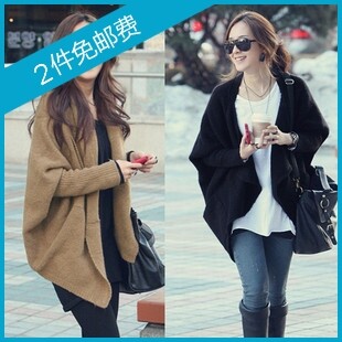 今年春季春装最流行的新款<em>韩版女装</em>斗篷<em>开衫</em>粗