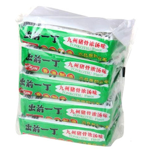  【天猫超市】出前一丁 进口食品速食方便面 九州猪骨味 100g*5/袋