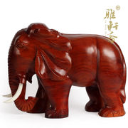 越南红木工艺品 木象摆件50cm大象 木雕大象 花梨木雕摆件 可配对