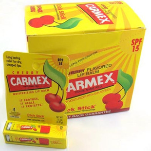 热卖~美国carmex小蜜提修护润唇膏 樱桃味 护肤润唇必备 超好用