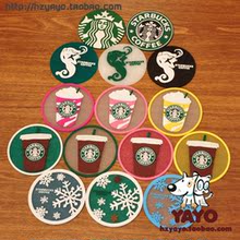 日本星巴克风格 Starbucks 防滑垫 创意 杯垫 隔热垫