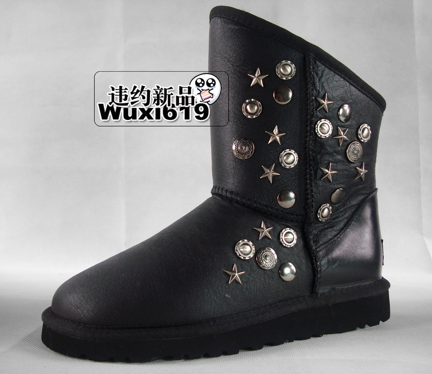 LUXE 雪地靴的个人修改版：打了一个晚上的铆钉&mdash;&mdash;>吐血！！