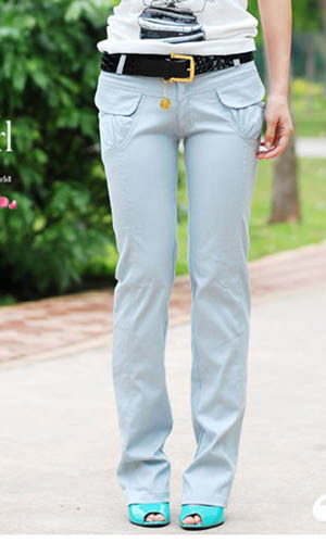 品裤子每日天使,9242#时尚搭配·牛仔<em>宽腿</em>裤