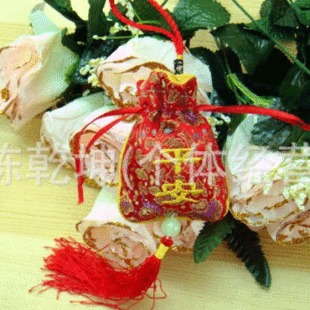  平安中国结饰品香囊天然熏香 车挂饰品 衣柜熏香 中秋节礼品