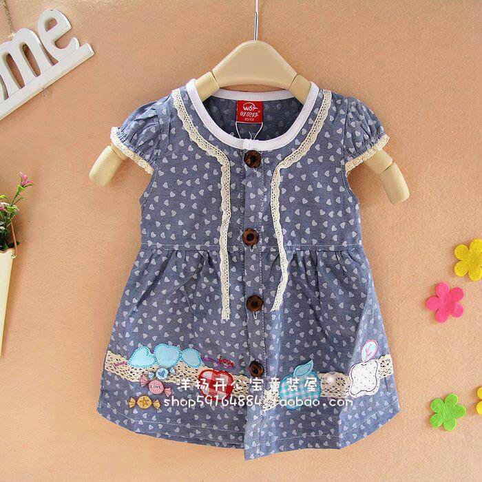 转转牛女童裙子<em>女宝宝</em>夏天<em>衣服</em> 无袖连衣裙 爱