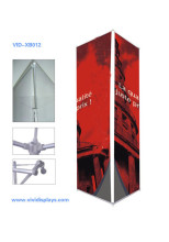 新颖三面广告架-易拉宝-三面展屏-正三面体立柱展架-三面展架-8v9