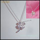 TIFFANY项链 镶石四叶草 925纯银