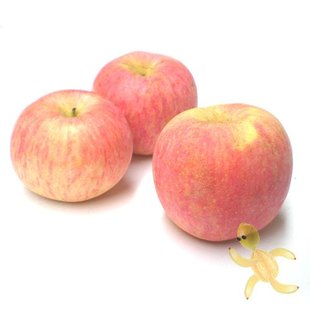  佳利麦鲜果-正宗烟台栖霞红富士苹果4个水足脆甜新鲜水果限京津冀