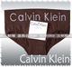 CK女式内衣新款Calvin Klein莱卡前后宽标三角(咖啡)