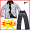 卖疯了！皇冠10款春装耐克NIKE运动服男开衫运动套装灰1QK8577