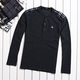<span class=H>BURBERRY</span> BLACK LABEL 三粒扣 针织棉 圆领长袖T恤