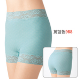 2012春季新品 日本薇娜薇 蕾丝边舒适内裤 超薄透气纯棉女士内裤