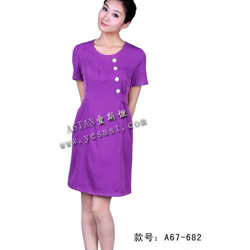 制服/校服,爱斯坦夏季新款美容服/<em>美容师服装</em>/护