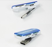 USB2.0 读卡器 USB多功能读卡器 SD miniSD TF MS 多合一读卡