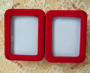 古筝指甲盒红色绒盒古筝，指甲专用盒可装8片指甲