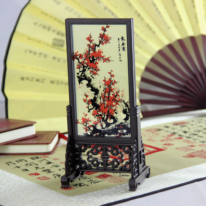 热卖【伟龙】小台屏书桌摆件 小屏风 中国风礼品 中国特色礼品工|ruв категории Ручная работа, области народных ремесел, другие - от Buy2taobao.com для оказания профессиональной услуги покупки агента Taobao