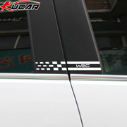 kucar汽车贴纸 个性反光车贴 装饰贴 B柱改装贴-WRC改装B柱车贴