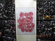 中国民间手工艺高密剪纸十二生肖福字卷轴装饰画挂轴特色外事出国