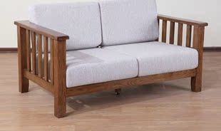 实木沙发组合橡木，沙发整装客厅家具乡村风