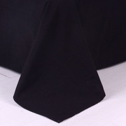 纯棉老粗布布料黑色加厚全棉布纯色面料手工布头做衣服床品质量好
