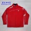 yonexcs5123-688红色男款棉质，羽毛球衫长袖外套尤尼克斯球服