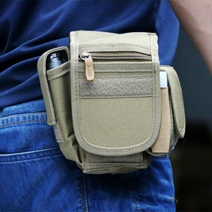 德毅营户外molle战术腰包杂物包工具包，挂包手机包运动(包运动)腰包男女