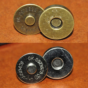 diy拼布包包手工皮，制作磁扣古铜色银色超薄强力磁扣