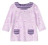 gym 宝贝 童话森林系列 紫色 猫头鹰 长袖 T恤 长裙 连衣裙 