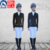 瑞典进口儿童骑士服骑马服装比赛服装训练服男女童马术比赛服装备