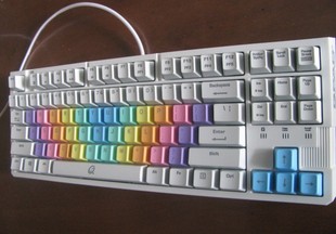 37键彩虹键帽ABS/PBT机械键盘键帽凯酷键帽 机械键盘高键帽