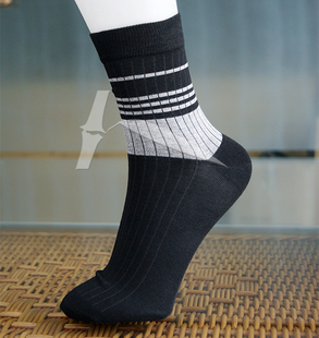 谈竹庄竹纤维TZ-23男袜4色 女袜子3色  2双起运动除臭袜